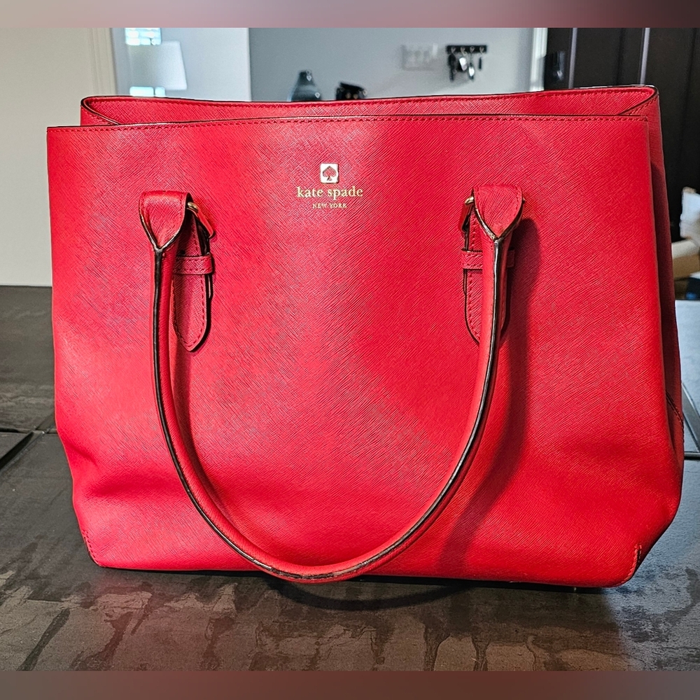 Kate Spade Red Tote Purse